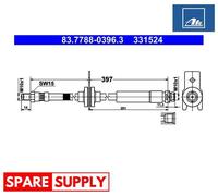 BRAKE HOSE FOR FORD FOCUS ATE 83.7788-0396.3