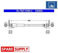 BRAKE HOSE FOR FORD MAZDA ATE 83.7827-0300.3
