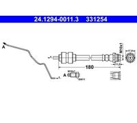 Brake Hose For Ford MONDEO 07-15 6G91-2282-AF