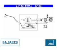 Brake Hose for FORD MONDEO ATE 24.1294-0011.3