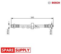 BRAKE HOSE FOR FORD TOURNEO CONNECT, TRANSIT CONNECT BOSCH 1 987 481 168
