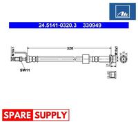 BRAKE HOSE FOR FORD TRANSIT ATE 24.5141-0320.3