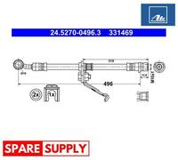 BRAKE HOSE FOR HONDA ATE 24.5270-0496.3