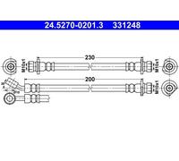 Brake Hose For Honda CIVIC 05-12 01466-SMG-E00