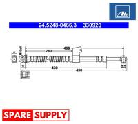 BRAKE HOSE FOR HYUNDAI CLICK ATE 24.5248-0466.3