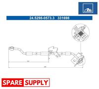 BRAKE HOSE FOR HYUNDAI IX35 TUCSON ATE 24.5298-0573.3
