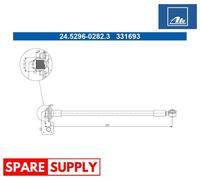 BRAKE HOSE FOR KIA CEED PRO CEED ATE 24.5296-0282.3
