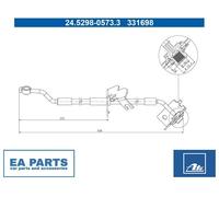Brake Hose for KIA SPORTAGE ATE 24.5298-0573.3