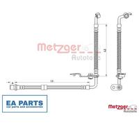 Brake Hose for MAZDA 6 METZGER 4110879