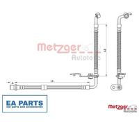 Brake Hose for MAZDA 6 METZGER 4110879 NEW
