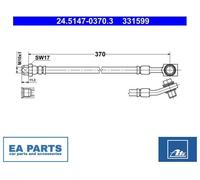 Brake Hose for MERCEDES-BENZ ATE 24.5147-0370.3
