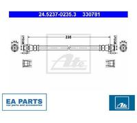 Brake Hose for MERCEDES-BENZ B903 B904 B905 B909 ATE 24.5237-0235.3