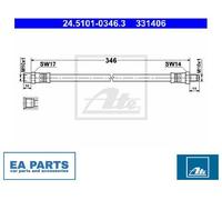 Brake Hose for MERCEDES-BENZ S123 C123 W123 S124 ATE 24.5101-0346.3