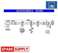 BRAKE HOSE FOR MERCEDES-BENZ W163 ATE 24.5143-0535.3