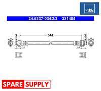 BRAKE HOSE FOR MERCEDES-BENZ W168 ATE 24.5237-0342.3
