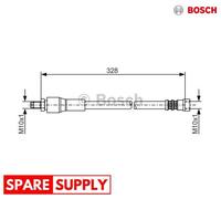 BRAKE HOSE FOR MERCEDES-BENZ W639 BOSCH 1 987 481 001