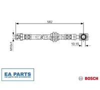 Flexible brake hose 1 987 476 991 BOSCH for MINI MINI MINI Convertible