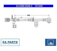 Brake Hose for MITSUBISHI CHALLENGER ATE 24.5286-0540.3