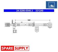 BRAKE HOSE FOR MITSUBISHI CHALLENGER MONTERO ATE 24.5286-0540.3