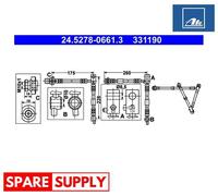 BRAKE HOSE FOR NISSAN PRIMERA ATE 24.5278-0661.3