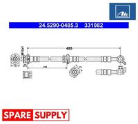 BRAKE HOSE FOR NISSAN X-TRAIL ATE 24.5290-0485.3