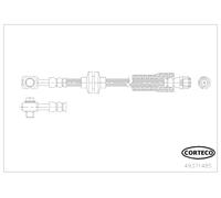 BRAKE HOSE FOR OPEL AMPERA ASTRA J CORTECO 49371485