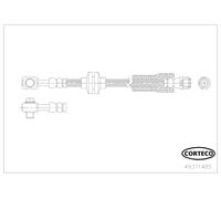 BRAKE HOSE FOR OPEL AMPERA ASTRA J CORTECO 49371485