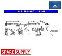 BRAKE HOSE FOR OPEL ASTRA H ASTRA CLASSIC G ASTRA G ATE 24.5157-0219.3