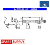 BRAKE HOSE FOR OPEL ASTRA H ASTRA H ATE 24.5152-0218.3