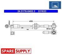 BRAKE HOSE FOR OPEL ASTRA J ATE 24.5176-0402.3