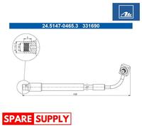 BRAKE HOSE FOR OPEL MOKKA ATE 24.5147-0465.3