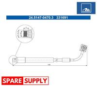 BRAKE HOSE FOR OPEL MOKKA ATE 24.5147-0470.3