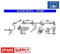 BRAKE HOSE FOR OPEL VAUXHALL ATE 24.5157-0218.3 NEW