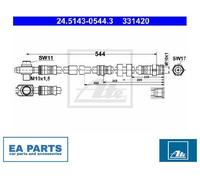 Brake Hose for SEAT IBIZA TOLEDO ATE 24.5143-0544.3