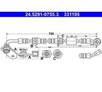 Brake Hose For Suzuki GRAND 98-06 51540-67D00