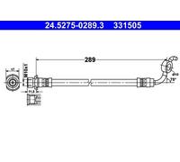 Brake Hose For Toyota RAV 05-13 90947-02F51