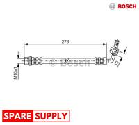 BRAKE HOSE FOR TOYOTA RAV 4 BOSCH 1 987 476 127