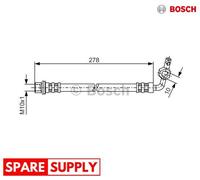 BRAKE HOSE FOR TOYOTA RAV 4 BOSCH 1 987 476 127