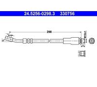 ATE 24.5256-0298.3 Brake hose