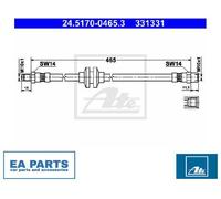 Brake Hose for VOLVO ATE 24.5170-0465.3