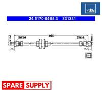 BRAKE HOSE FOR VOLVO ATE 24.5170-0465.3