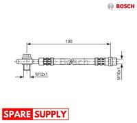 BRAKE HOSE FOR VW BOSCH 1 987 476 719