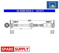 BRAKE HOSE FOR VW CADDY ATE 24.5289-0432.3