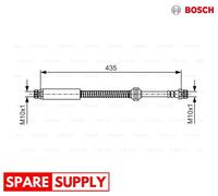 BRAKE HOSE FOR VW CADDY BOSCH 1 987 481 459
