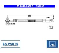 Brake Hose for VW TOUAREG ATE 83.7847-0300.3