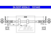 Brake Hose for VW:TRANSPORTER Mk IV Van,TRANSPORTER T4 Van,TRANSPORTER IV Van,
