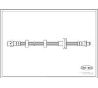Brake Hose Front 480mm Length Fits Land Rover Range Rover CORTECO 19033562
