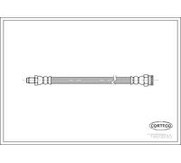 Brake Hose Front Rear Fits Citroën C15 Peugeot Renault Talbot CORTECO 19018165