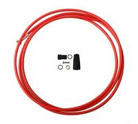 Brake Hose Kit 2m Black Blue Red Yellow Options(Red) | 2m length, BH90 style, fits Shimano XT XTR SLX, includes olive needle screw seal rings, easy install