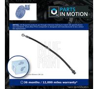 Brake Hose fits HYUNDAI I10 PA 1.1D Rear Left 08 to 11 With ESP D3FA Hydraulic